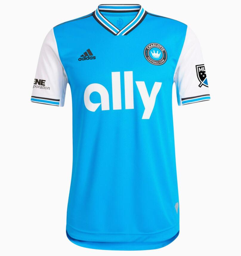 2022/23 Charlotte FC Home Kit Soccer Jersey Player Version